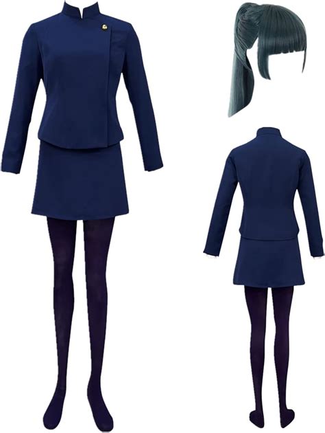 SWEET CHERRY US size Anime Zenin Maki Cosplay Costume Blue school India ...