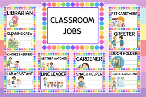 Classroom Job Chart Clipart at Carlos Hamilton blog