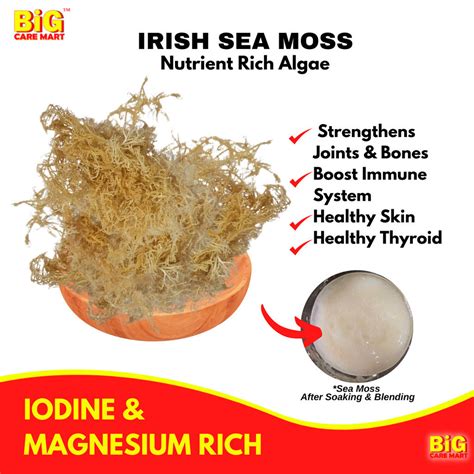 Irish Sea Moss Dry / Red Seaweed Algae - Joint & Blood Healthy Food ...