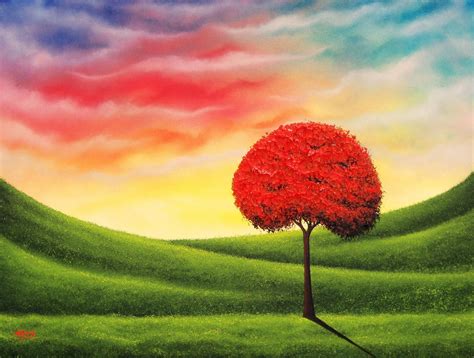 Image result for Tutorial Painting Red Tree