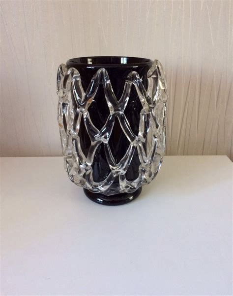 HomeSense TK Maxx One Off Heavy Glass Layered Vase | eBay UK