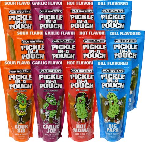 Amazon.com : Van Holten’s Pickles - Jumbo WARHEADS Pickle-In-A-Pouch ...