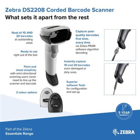 Image result for Zebra Ds2208 Handheld Barcode Scanner