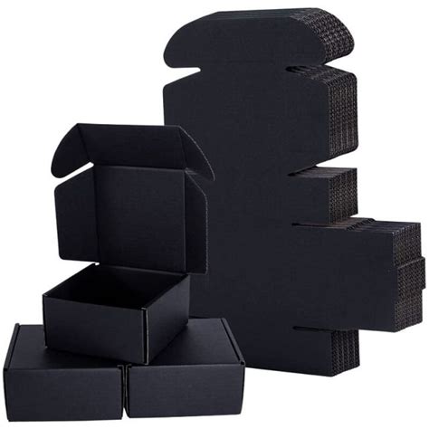 All Black Mailer Box - 9x6.25x2 | Packing Carton