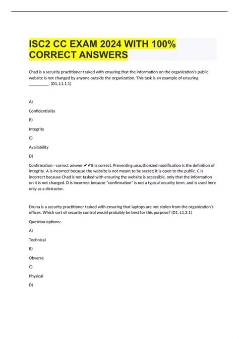 Image result for ISC2 CC Exam Tips