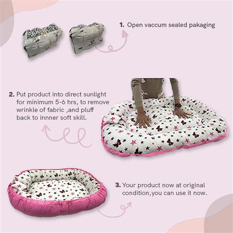 StarAndDaisy Rectangle Baby Tub Bed With 5 Baby Pillow Luxury Baby ...