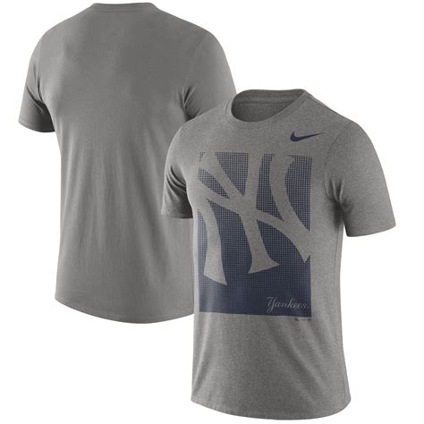 MLB New York Yankees Nike Fade T-Shirt - Heathered Gray | Baseball tee ...