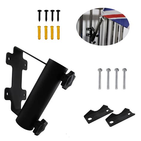 Buy VANROUG Heavy Duty pole Bracket for Balcony Railing Truck Pole ...