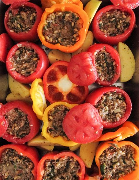 The Best Greek Stuffed Tomatoes and Peppers (Gemista) - ririsgreekeats.com