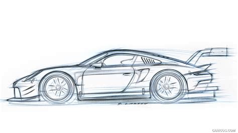 Porsche 911 RSR | 2017MY | Design Sketch