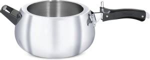 BOROSIL PRONTO ALUMINIUM 6.5L 6.5 L Inner Lid Induction Bottom Pressure ...