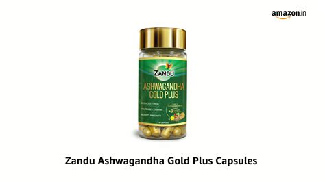 Watch Zandu Ashwagandha Gold Plus Capsules | Upgrade your Ashwagandha ...