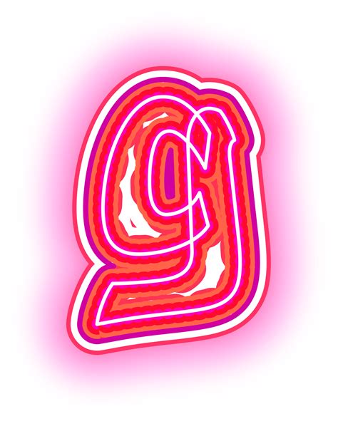 Neon- Rosa Alphabet Briefe 33554352 PNG