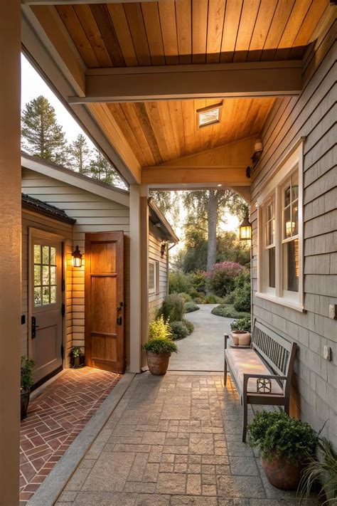 16+ Inspiring Detached Garage with Breezeway Ideas - Ferndream