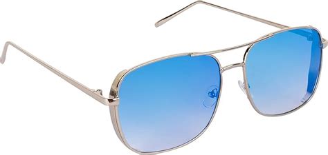 Buy AISLIN Mirrored Unisex Wayfarer/Shield Sunglasses - (Mirror Sky ...