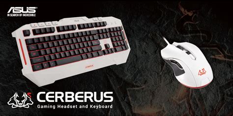 Asus Cerberus Arctic Keyboard Multi-color fully backlighting