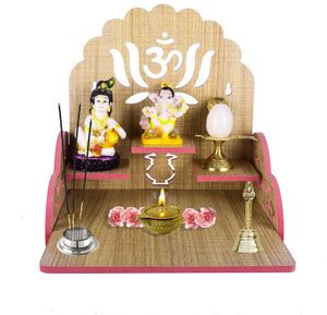 Arti Traders A handcrafted wooden home temple for daily worship ...
