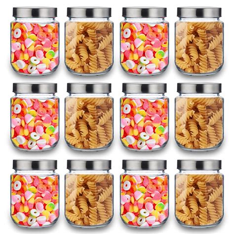 Buy CROCO JAR Croco Glass Round Jar Air-Tight Jars With Stainless Steel ...