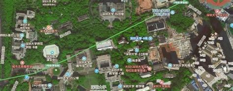 深圳大学平面图，十秒看懂深圳大学地理布局（高清卫星图） - 探索岛