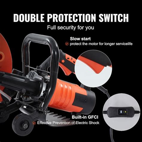 VEVOR Electric Concrete Saw 12 in 1800 W 15 A Motor Circular Saw Cutter ...