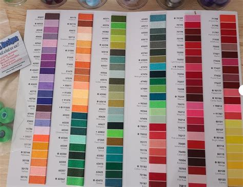 Image result for Polyester Embroidery Thread Color Chart