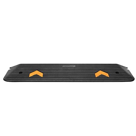 VEVOR 3.75-Feet x 9.5-Inches Rubber Threshold Doorway Wheelchair Ramp ...