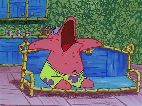 Patrick From Spongebob Sleeping