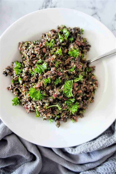 Black Olive Tapenade (Easy with 8 ingredients!) | Sweet Caramel Sunday