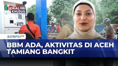 Distribusi BBM Normal, SPBU di Aceh Tamiang Kembali Melayani Warga ...