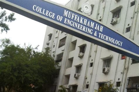 Muffakham Jah College of Engineering & Technology: Admission 2026, Fees ...