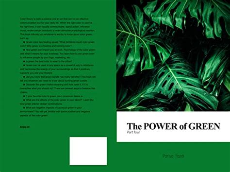 the Power of Green (color psychology Book 4) eBook : Yazdi, Parisa ...