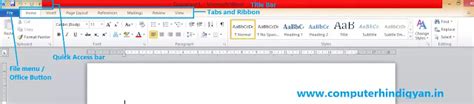 (एम.एस. वर्ड परिचय) MS Word Introduction hindi mein