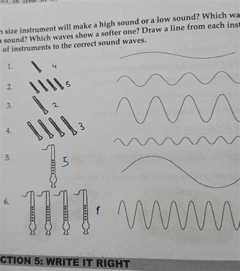 Which size instrument will make a high sound or a low sound? Which ...