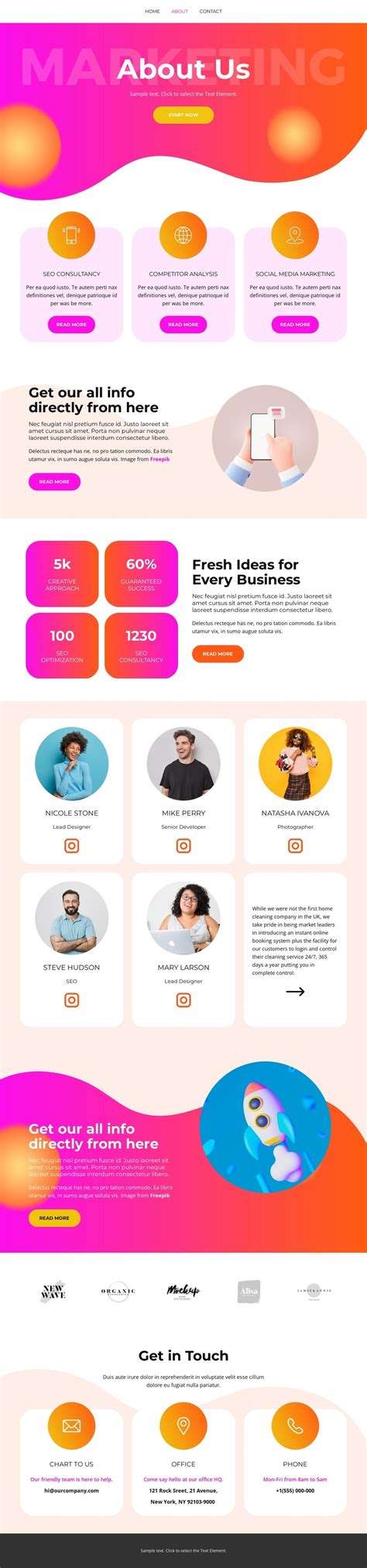 Image result for HTML Project Template