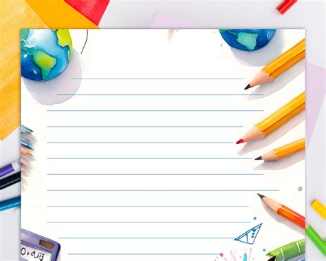 School Stationery Free Printable 的图像结果