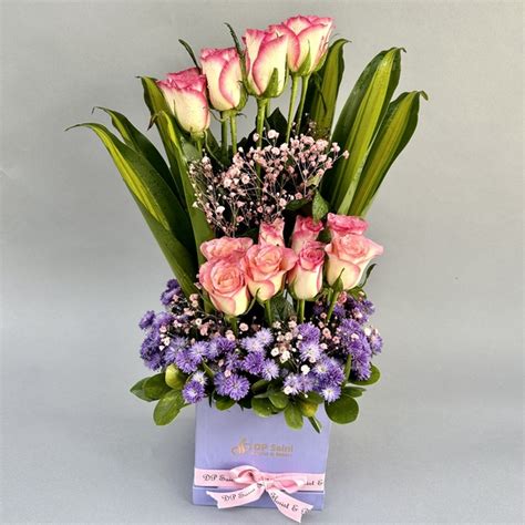 Mix Flower Box - DP Saini Florist & Baker's