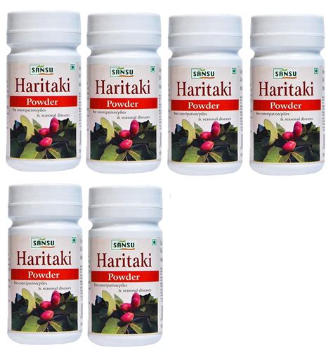 Sansu Haritaki Powder 100g (Pack of 5). : Amazon.in: Health & Personal Care