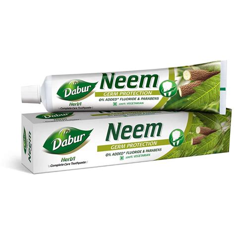 Dabur Herb'l Neem Germ Protection Toothpaste, 100 gm Price, Uses, Side ...