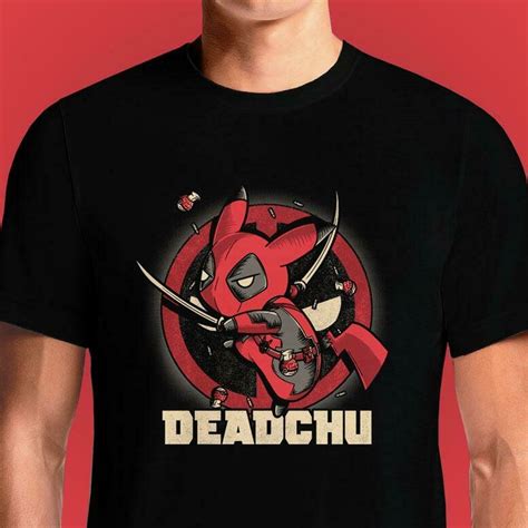 DEADPOOL and PIKACHU Deadchu Pikapool T-shirt OSOM