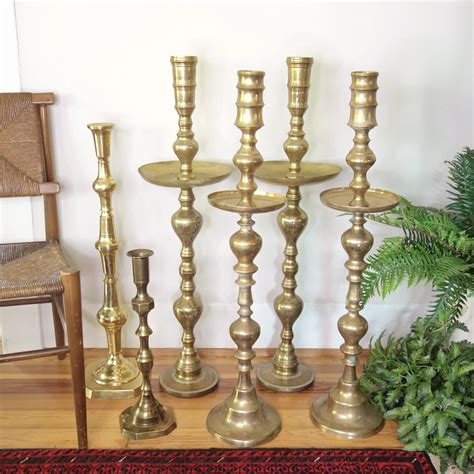 Large Brass Floor Candle Holders at Jesse Washington blog
