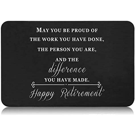 Men's Retirement Appreciation Gift Wallet Insert Card – CRAZE