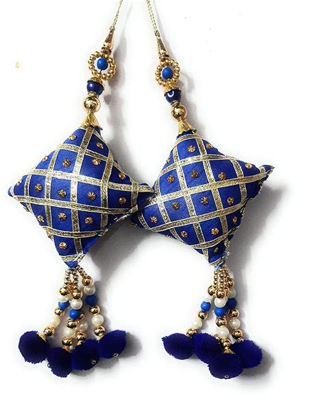 Libas Fashion Women's Fancy Ethnic Lehenga Hanging Pearl Tassel Latkan ...