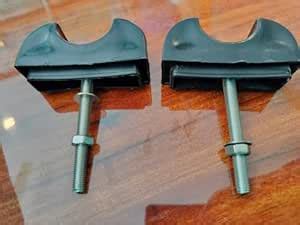 WATERTECH SYSTEMS Swimming Pool Ladder Steps Side Black Caps (2 Pieces ...