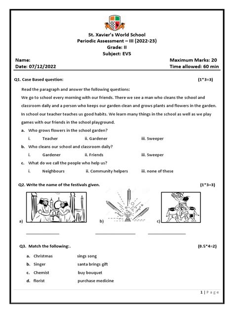 Image result for EVS Class 2 Pattern Paper for PT