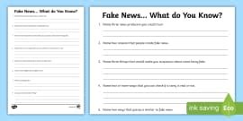 What is Fake News? - Examples for Children - Twinkl