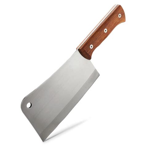 Buy P M H Stainless Steel Sharp Meat Kinfe with Wood Handle, Chopper ...