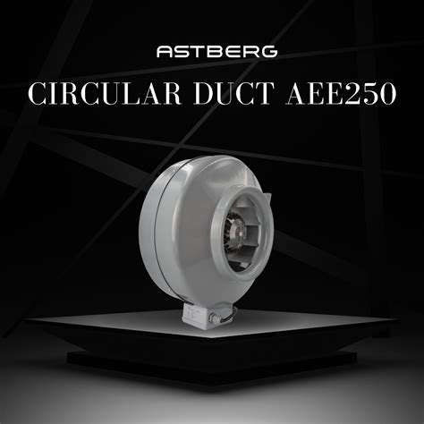 Astberg Commercial Inline Ventilation Fan AEE250 | 618 CFM | Heavy Duty ...
