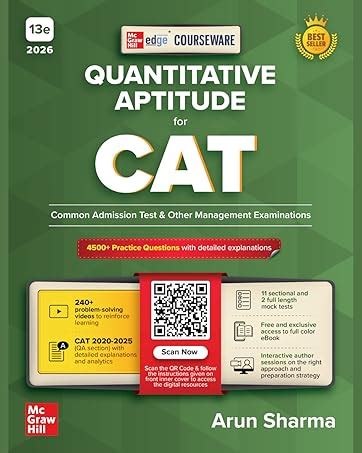 Buy Quantitative Aptitude, 13e for CAT 2026 by Arun Sharma | Solved QA ...
