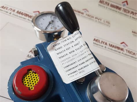 Sulzer R 40017 Pressure Reduction Station – Aeliya Marine