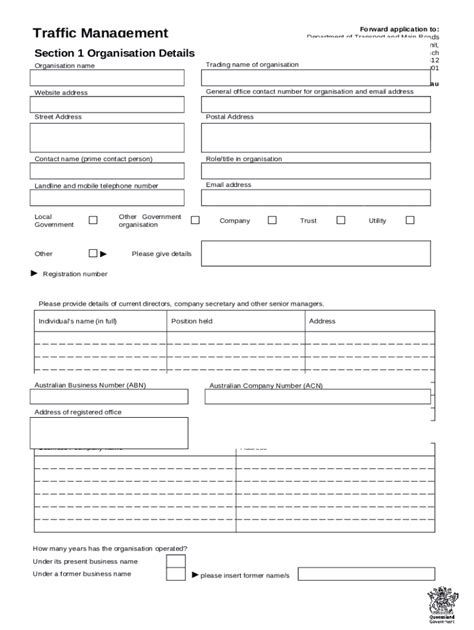 Application s. Traffic Management Registration Scheme Application s Doc ...
